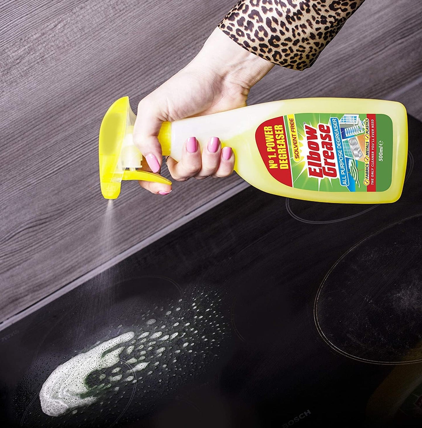 Elbow Grease All Purpose Degreaser Effective Cleaner Formula for Kitchen, Fabric, and Metallic Surfaces